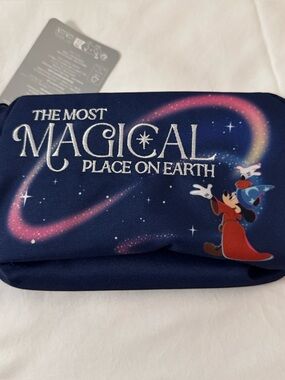 Disney sorcerer Mickey Magical Place Navy Fanny crossbody bag NWT
